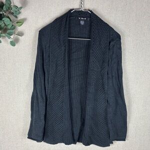 89th & Madison Gray Cardigan Large